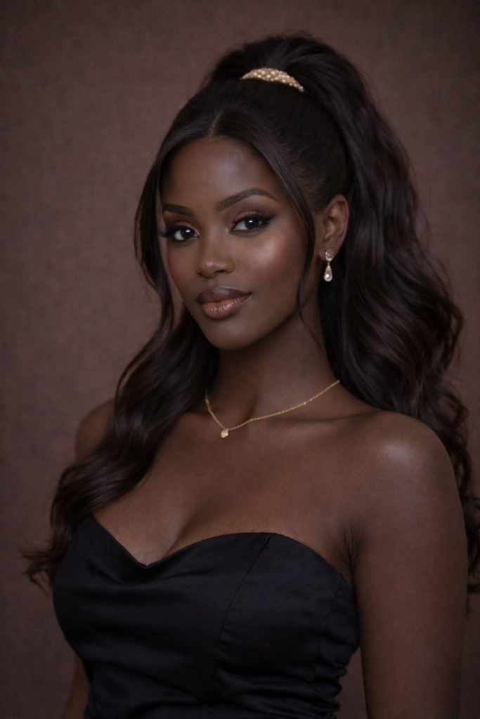 classy-chic-versatile-half-up-half-down-soft-waves-body-waves-hairstyle-evessent-virgin-remy-human-hair-ponytail-extensions