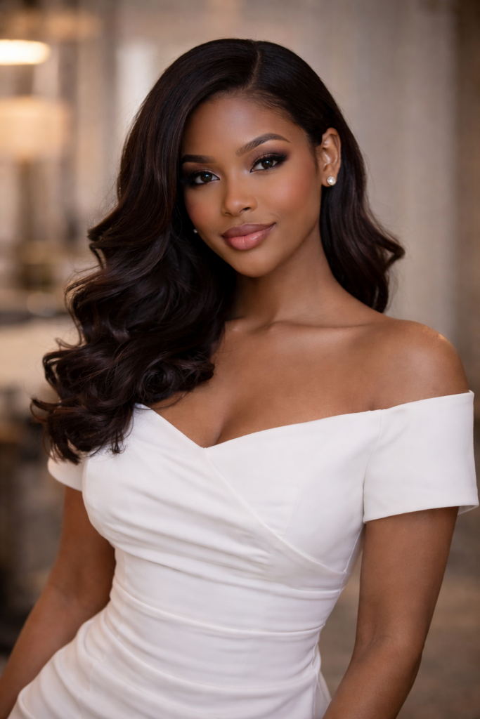 classy-chic-versatile-soft-curls-body-waves-with-side-part-hairstyle-evessent-virgin-remy-human-hair-extensions
